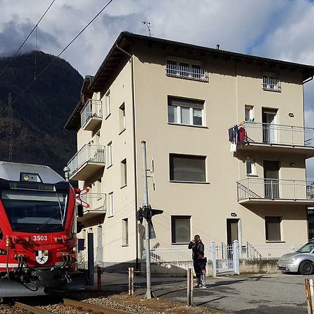 Le Stanze Del Trenino Rosso Lägenhet Tirano Exteriör bild